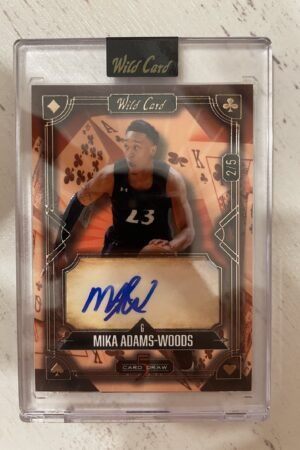 Mika Adams-Woods Wild Card auto